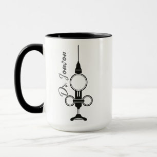 Personalized Dentist   Custom Name   Happy Dentist Mug