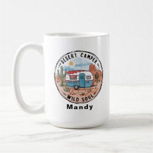 Personalized Desert Camper Wild Soul Coffee Mug