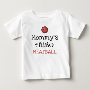 Personalized Design   [Any Text's] Little Meatball Baby T-Shirt