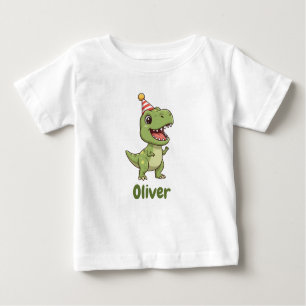 Personalized Dinosaur Kids T-Shirt with Name