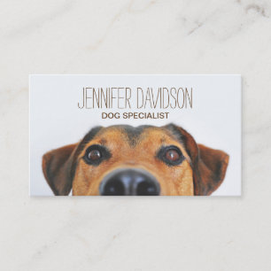 PERSONALIZED DOG BEHAVIORIST BUSINESS CARD