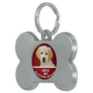 Personalized Dog Bone Tag   Custom Pet ID Tag