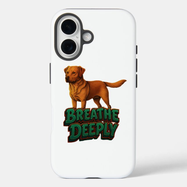 Personalized dog breed phone case for iPhone (Back)
