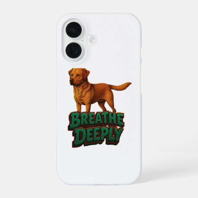 Personalized dog breed phone case for iPhone (Back)