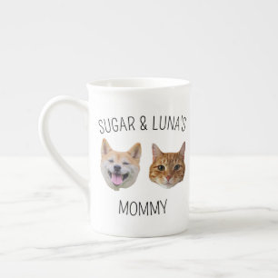 Personalized Dog Cat Face Mug, Mug gift for Mom