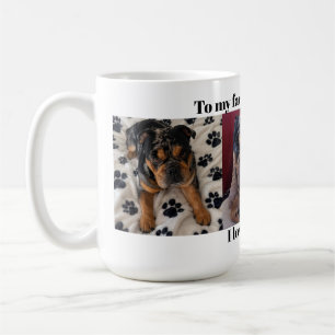 PERSONALIZED DOG DAD PHOTO  COFFEE MUG
