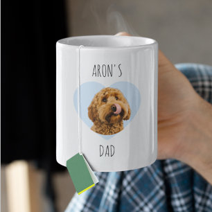 Personalized Dog Dad Valentine   Custom Pet  Coffee Mug