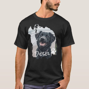 Personalized Dog Distressed Graphic T-Shirt