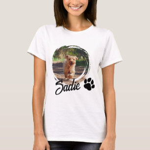 Personalized Dog Lover Gift - Custom Photo & Name T-Shirt