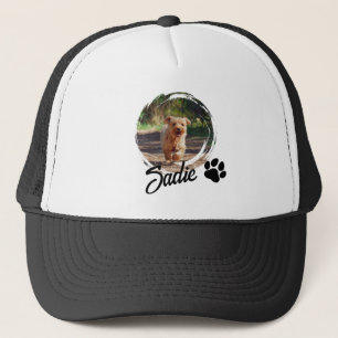 Personalized Dog Lover Gift - Custom Photo & Name Trucker Hat