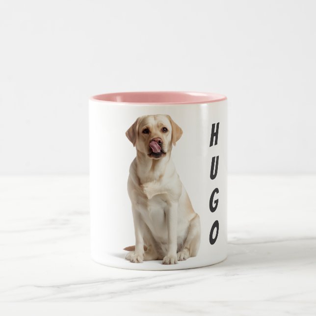 Personalized Dog Lover Mug – Custom Pet Name (Center)