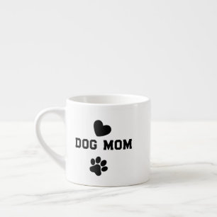 Personalized Dog Mom – Custom Name Mother’s Day Espresso Cup