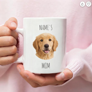 Personalized Dog Mom Photo Mug Custom Gift