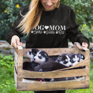 Personalized Dog name dog mom mama gift Sweatshirt