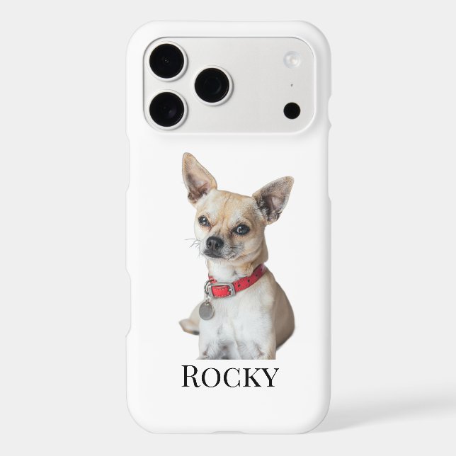 Personalized Dog Photo | Custom Pet Name  (Back)