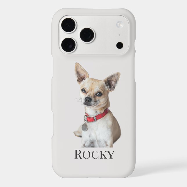 Personalized Dog Photo | Custom Pet Name  (Back)
