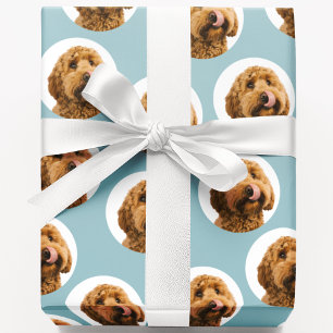 Personalized Dog Photo Custom Pet Wrapping Paper