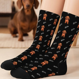 Personalized Dog Photo Socks