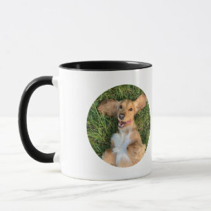 Personalized Dog Photo with Text Custom Gift Mug