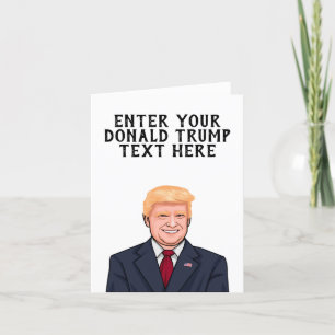 PERSONALIZED DONALD TRUMP THANK YOU CARD