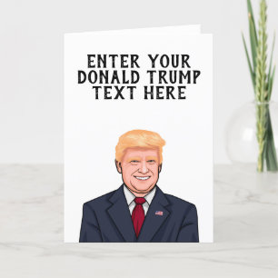 PERSONALIZED DONALD TRUMP THANK YOU CARD