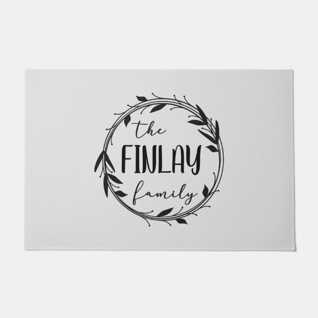 Personalized  doormat (Front)