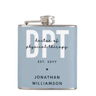 Personalized DPT Doctor of Physical Therapy Hip Flask