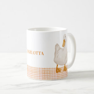 Personalized Duck Mug – Cute Farm Animal Design wi