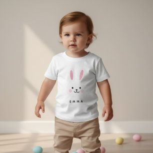 Personalized Easter Bunny    Custom Name Baby T-Shirt