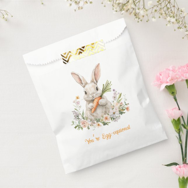 Personalized Easter Bunny  Happy easter Favour Bag (Sealed)