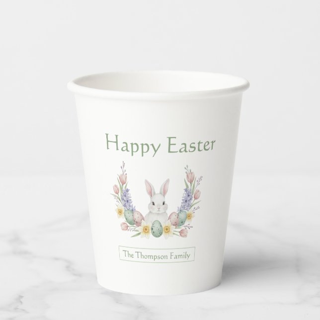 Personalized Easter Paper Cups (Front)