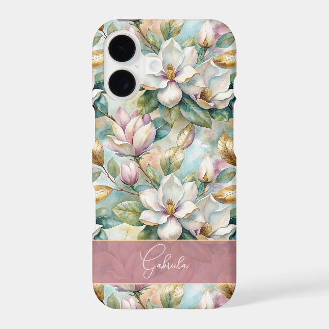 Personalized Elegant Blossom Gold (Back)