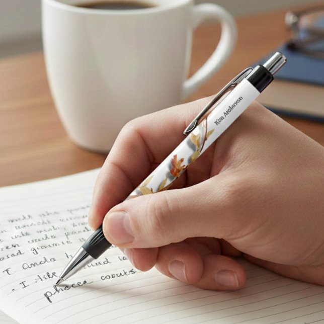 Personalized Elegant Floral Name Pen (Creator Uploaded)