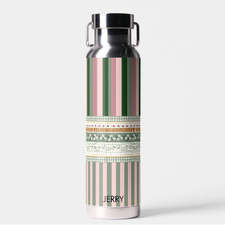 Personalized Elegant Pattern Water Bottle