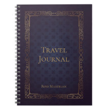 Personalized Elegant Travel Journal