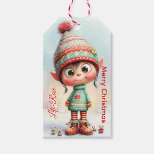 Personalized Elf Gift Tags   North Pole Christmas 