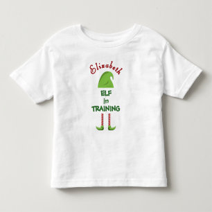 Personalized Elf in Training  Toddler T-Shirt