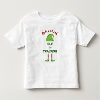 Personalized Elf in Training  Toddler T-Shirt