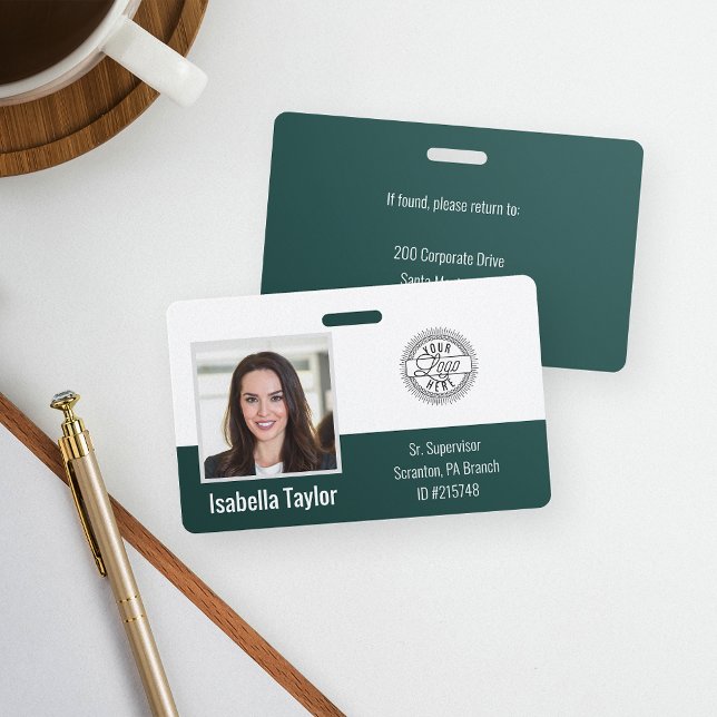 Personalized Employee Photo ID Company Security Badge (Creator Uploaded)