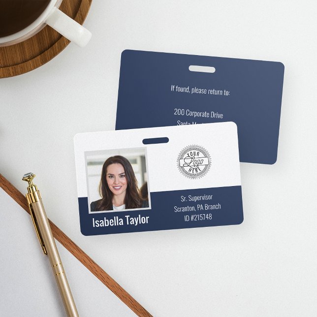 Personalized Employee Photo ID Company Security ID Badge (Creator Uploaded)