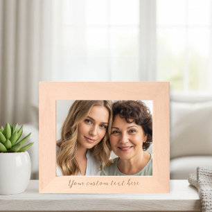 Personalized Engraved Frame with Custom Phrase