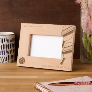 Personalized Engraved Picture Frame Pickleball