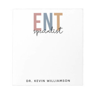 Personalized ENT Doctor ENT Specialist Notepad