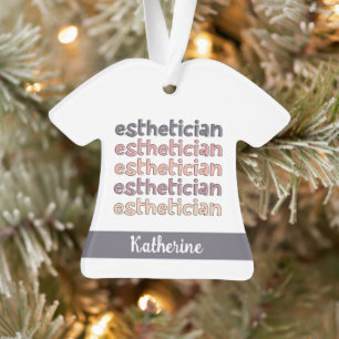 Personalized Esthetician Cosmetologist Beautician Ornament