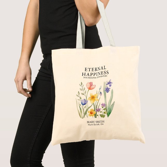 Personalized Eternal Happiness 2026 Convention  Tote Bag (Creator Uploaded)