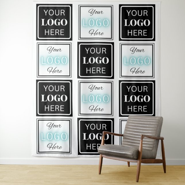 Personalized Event Branding Backdrop Tapestry (In Situ)
