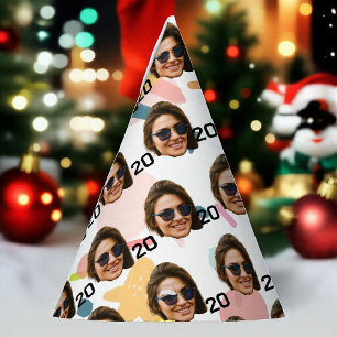 Personalized Face 20th 30th 40th 50th Birthday Party Hat