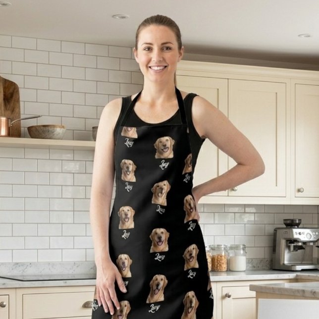 Personalized Face and Name Apron, Custom Photo Apron (Creator Uploaded)