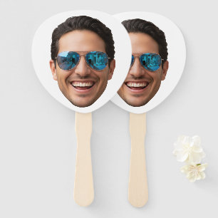 Personalized Face Birthday Favors Bachelor Party Hand Fan