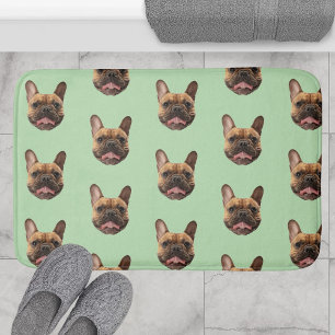Personalized Face Dog Bathroom Decor Custom Cat Bath Mat